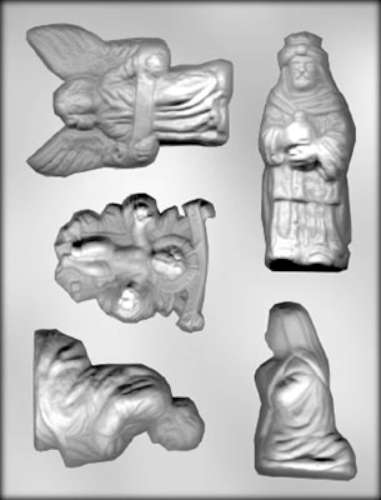 Nativity Chocolate Mould - Click Image to Close